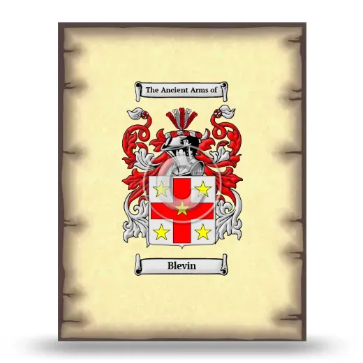 Blevin Coat of Arms Print