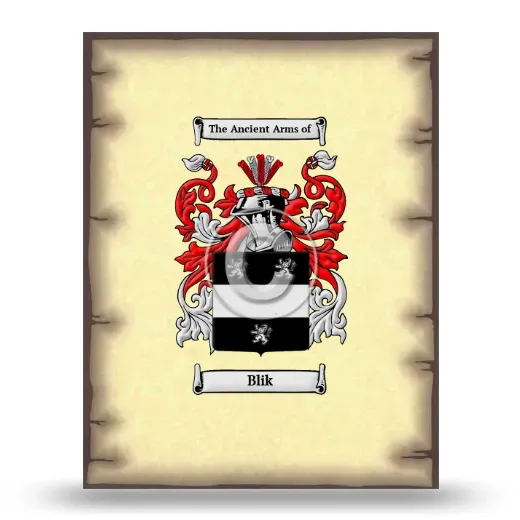 Blik Coat of Arms Print