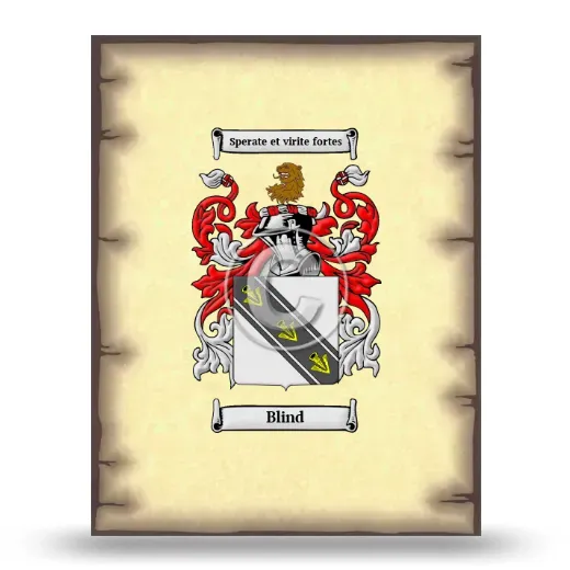 Blind Coat of Arms Print