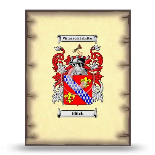 Blitch Coat of Arms Print