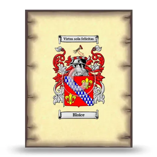 Bloice Coat of Arms Print