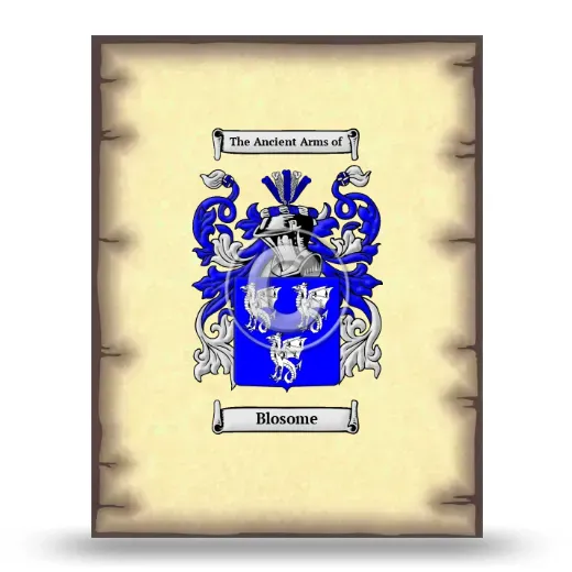 Blosome Coat of Arms Print