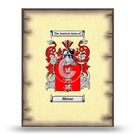 Blosse Coat of Arms Print