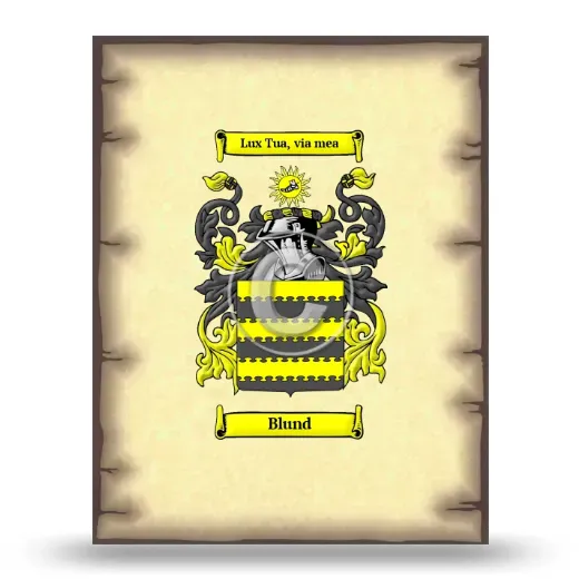 Blund Coat of Arms Print