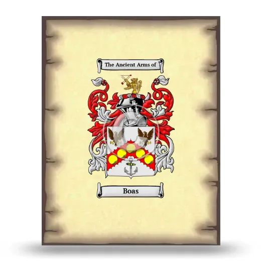 Boas Coat of Arms Print