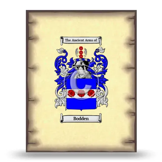 Bodden Coat of Arms Print