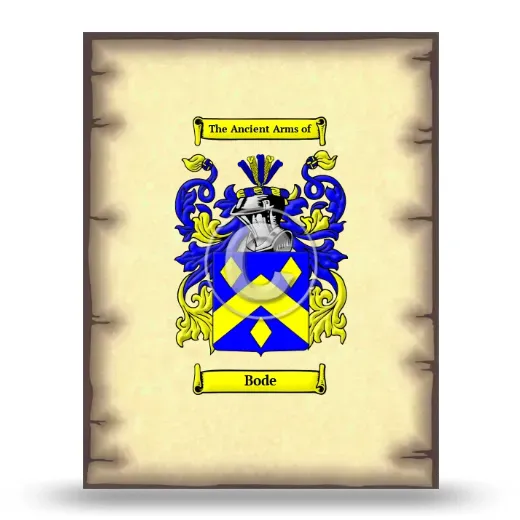 Bode Coat of Arms Print