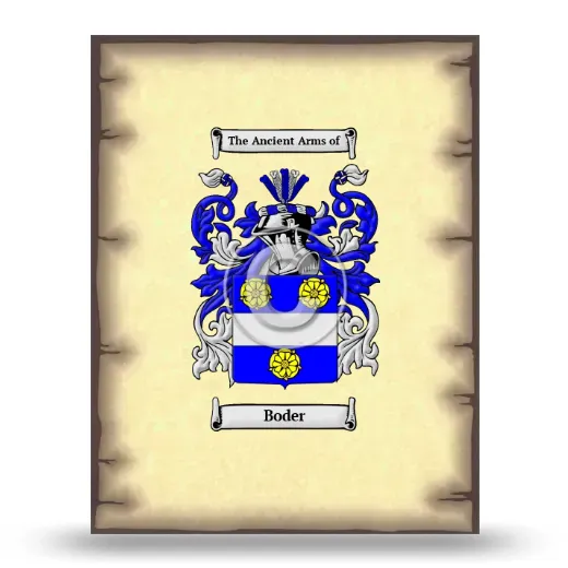 Boder Coat of Arms Print