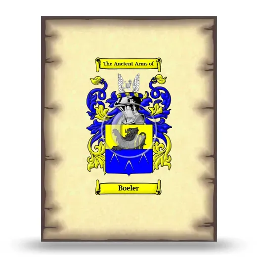Boeler Coat of Arms Print
