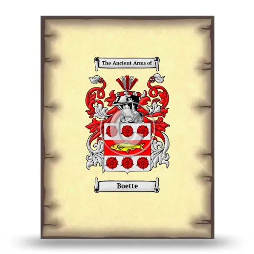 Boette Coat of Arms Print