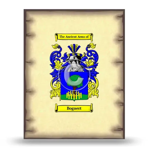 Bogaert Coat of Arms Print