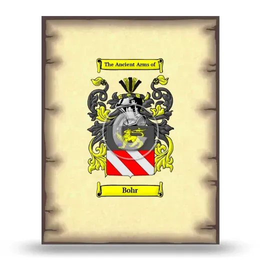 Bohr Coat of Arms Print