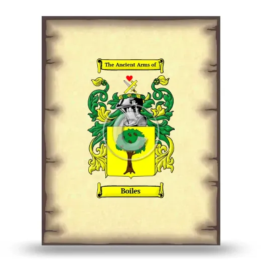 Boiles Coat of Arms Print