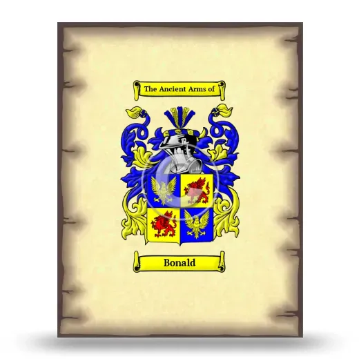 Bonald Coat of Arms Print