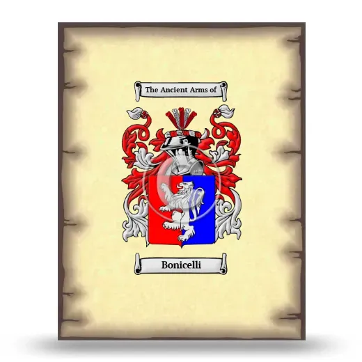 Bonicelli Coat of Arms Print