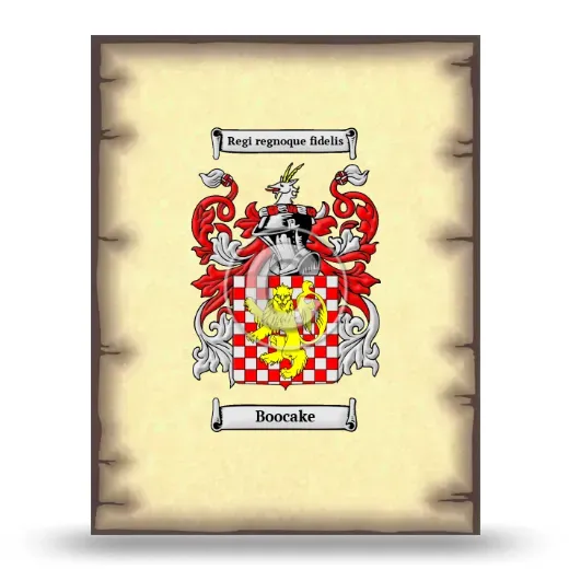 Boocake Coat of Arms Print