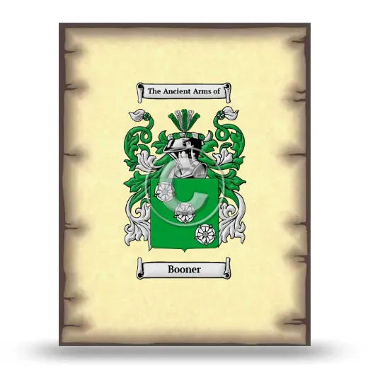 Booner Coat of Arms Print