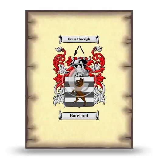 Boreland Coat of Arms Print