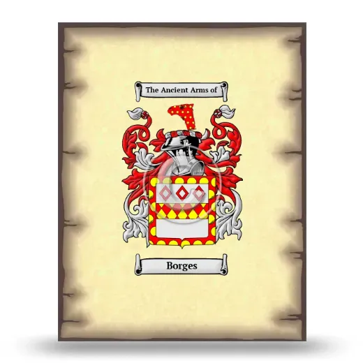 Borges Coat of Arms Print