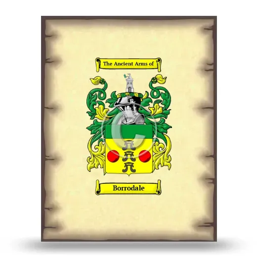 Borrodale Coat of Arms Print