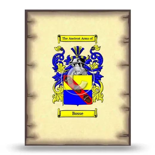 Bosse Coat of Arms Print