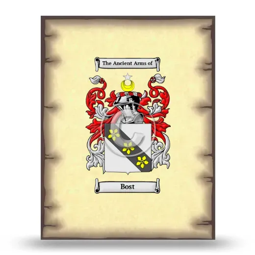 Bost Coat of Arms Print