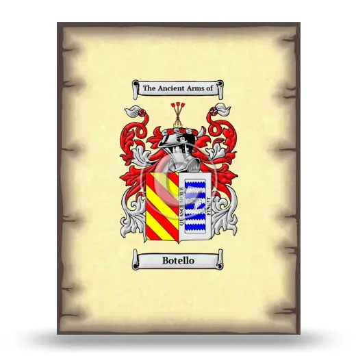 Botello Coat of Arms Print