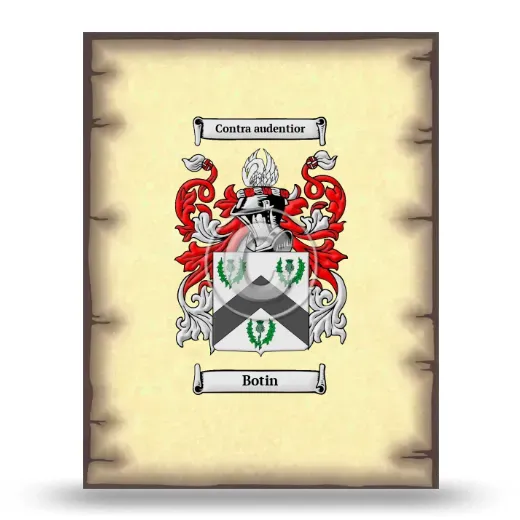 Botin Coat of Arms Print