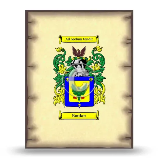 Bouker Coat of Arms Print