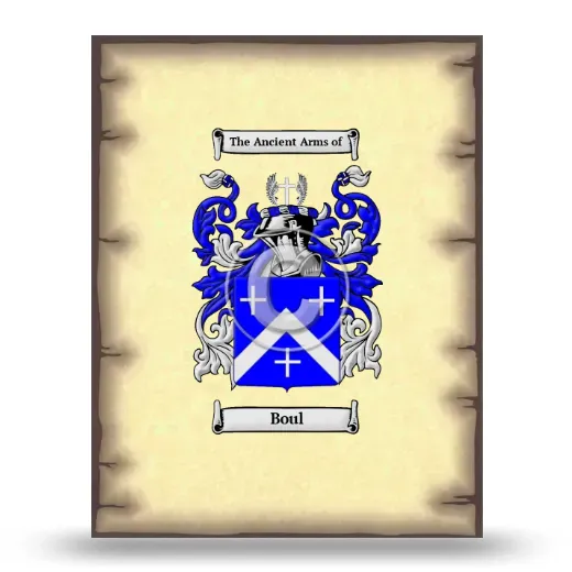Boul Coat of Arms Print