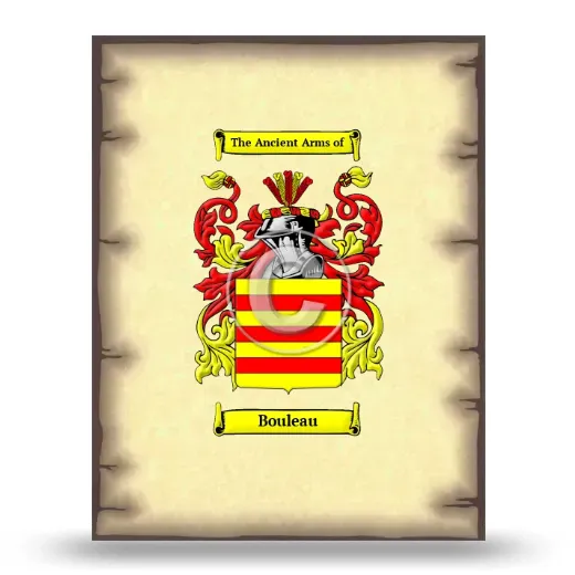 Bouleau Coat of Arms Print