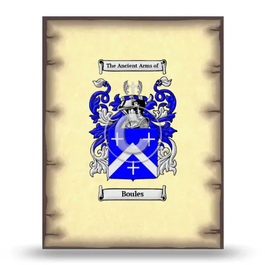 Boules Coat of Arms Print