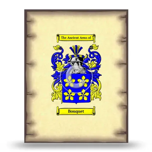Bouquet Coat of Arms Print
