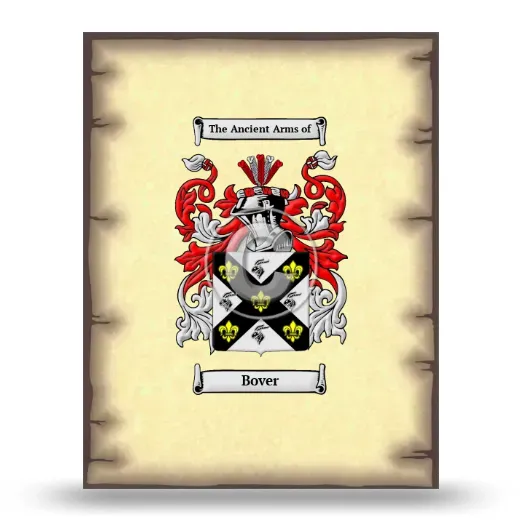 Bover Coat of Arms Print