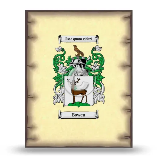 Bowen Coat of Arms Print