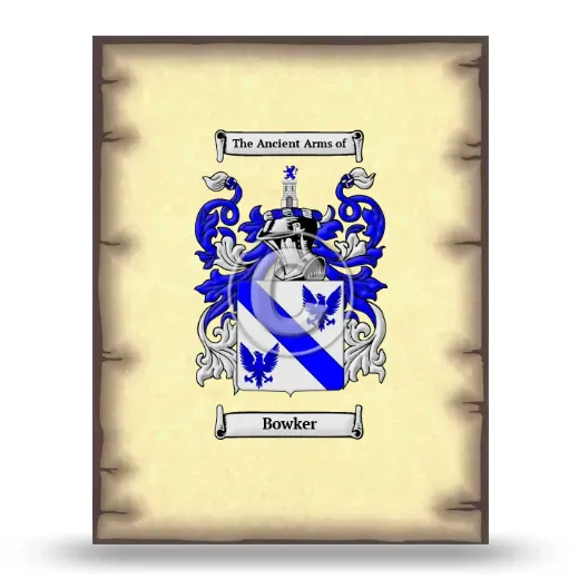 Bowker Coat of Arms Print
