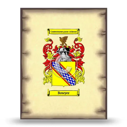 Bowyer Coat of Arms Print