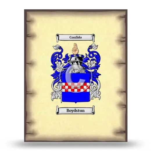 Boydstun Coat of Arms Print