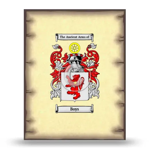 Boys Coat of Arms Print