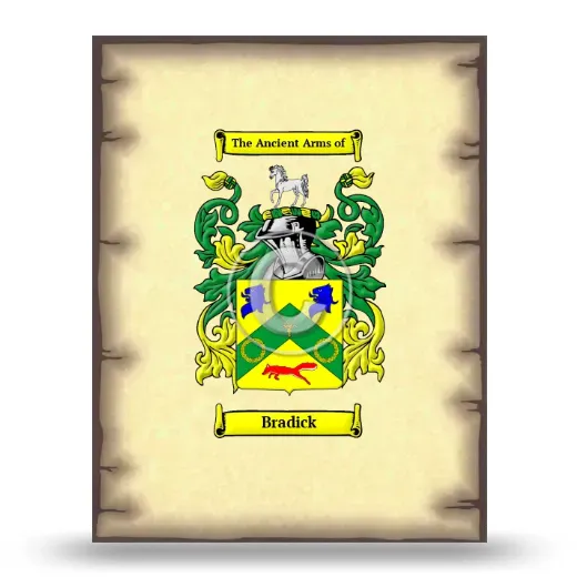 Bradick Coat of Arms Print