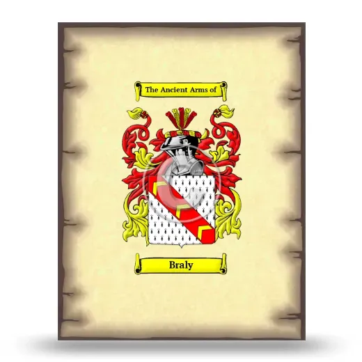 Braly Coat of Arms Print