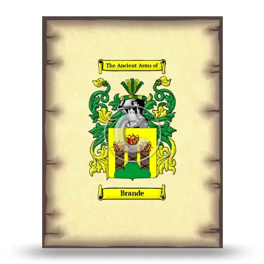 Brande Coat of Arms Print