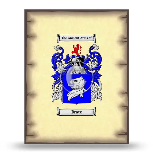 Brate Coat of Arms Print