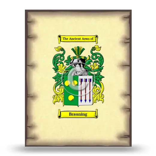 Brauning Coat of Arms Print