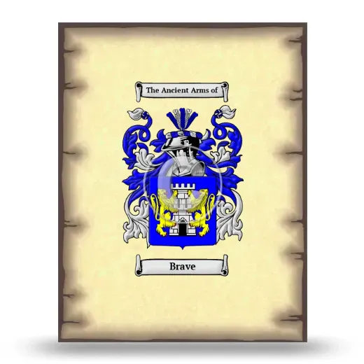 Brave Coat of Arms Print