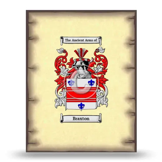 Braxton Coat of Arms Print