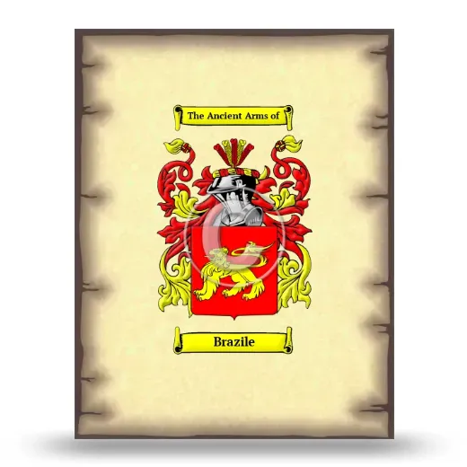 Brazile Coat of Arms Print