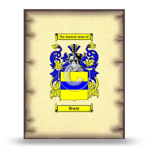 Brazy Coat of Arms Print