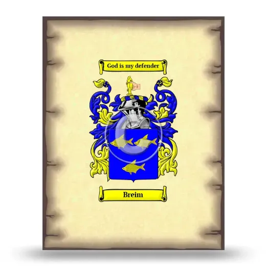 Breim Coat of Arms Print