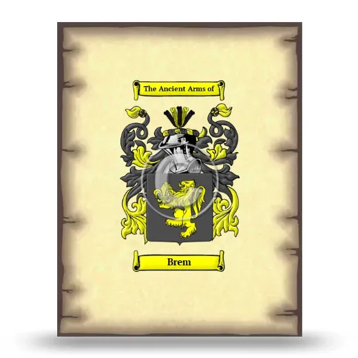 Brem Coat of Arms Print